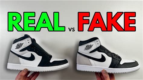 how to tell fake nikes from real ones|real vs fake jordans.